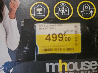 Sistema Allarme Casa MhouseKit MAK4