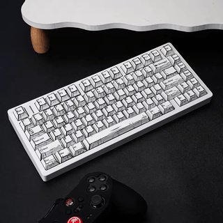 Keycaps Comic White ISO-ES