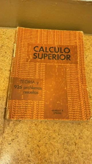 Lote libros Schaum Estadística y Cálculo Superior
