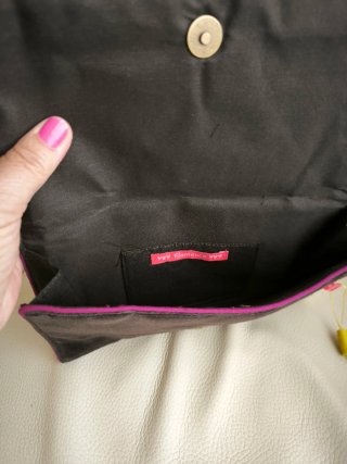 Bolso de mano Flamenco bordado flores