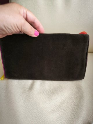 Bolso de mano Flamenco bordado flores