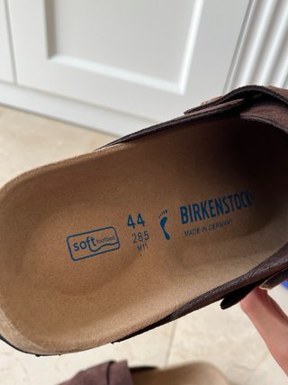 Zuecos Marrón Oscuro o Café Ante Birkenstock Nuevo
