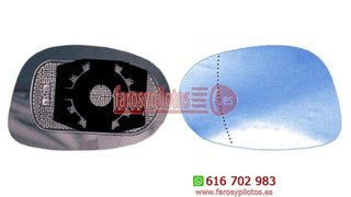 Espejo Cristal + Base Izquierdo Lancia Delta (200