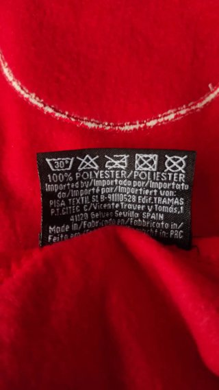 Pijama Rojo Corazón Talla M