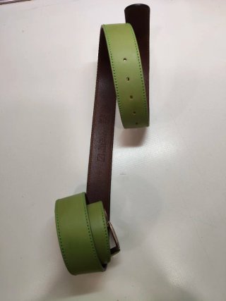 MGM-Cinturón Hombre Piel Verde 110/44 verano