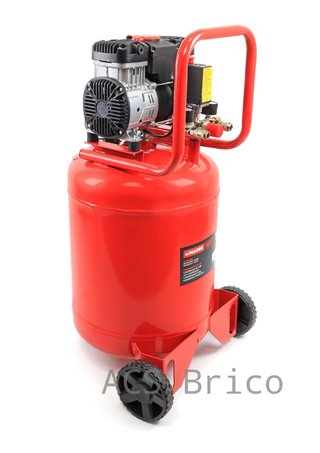 Compresor de Aire Silencioso Vertical 50L - 2 Hp - 09340 - Mader