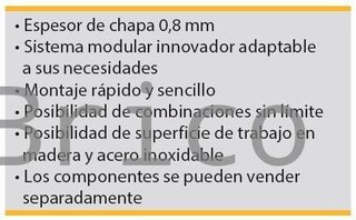 Conjunto Taller 5 Módulos S/Madera Alyco
