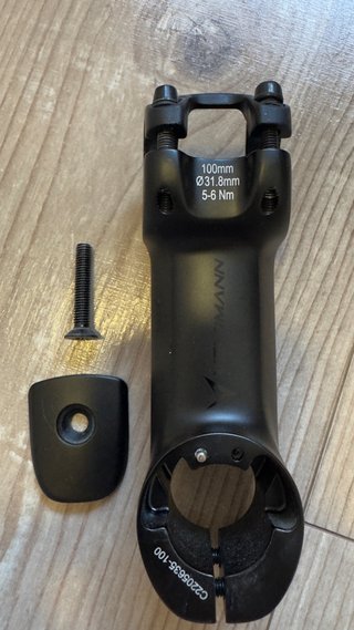 Potencia bicicleta cableado interno