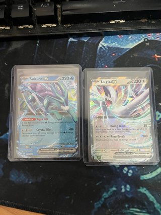 Suicune y Lugia EX Cartas Pokémon