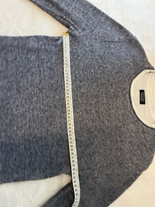 Jersey Fino Zara Gris Talla M