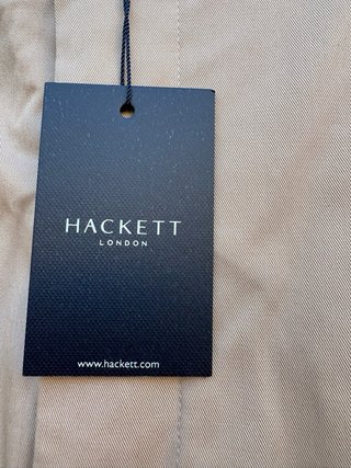 Pantalón Hackett Beige Hombre Talla Grande