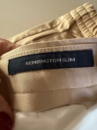 Pantalón Hackett Beige Hombre Talla Grande