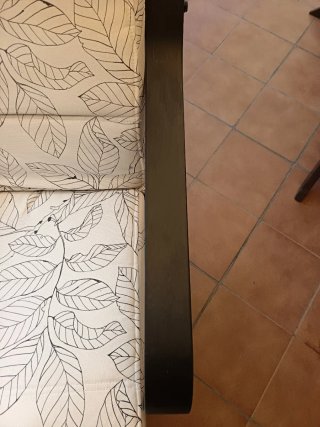 Sillón Poäng Ikea Tela y Madera