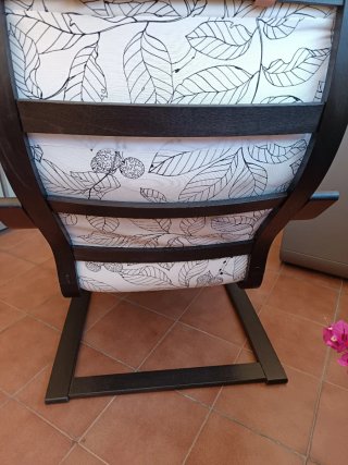 Sillón Poäng Ikea Tela y Madera
