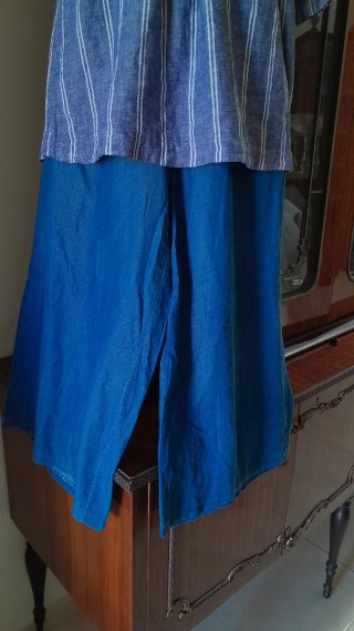 Pantaloni Oviesse gamba ampia + blusa