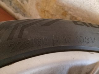 Llantas BMW 17 con neumáticos 80%