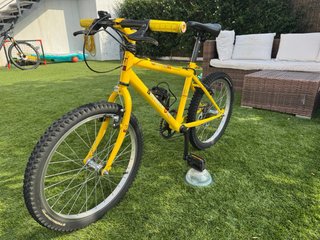 Bicicleta infantil 20 amarilla