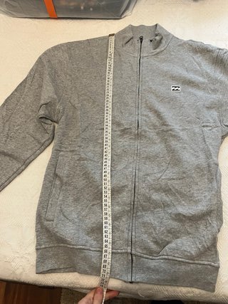 Sudadera Cremallera Billabong Gris Talla M