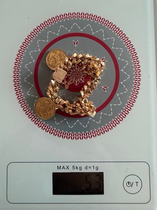 Pulsera Oro Amarillo 18K 750 53g