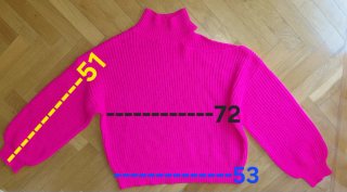 Jersey rosa hombro descubierto