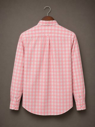 Camisa Spagnolo cuadros rosa Talla 2XL/6 = XL