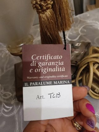 Tris lampade paralume marina