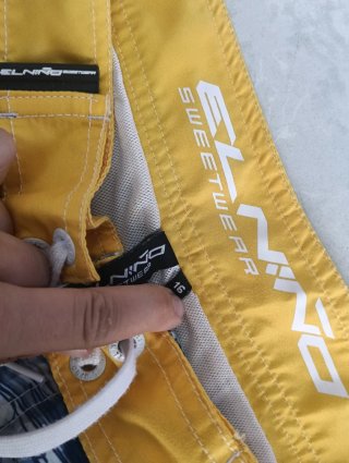 Bañador El Niño talla 16 Azul y Amarillo
