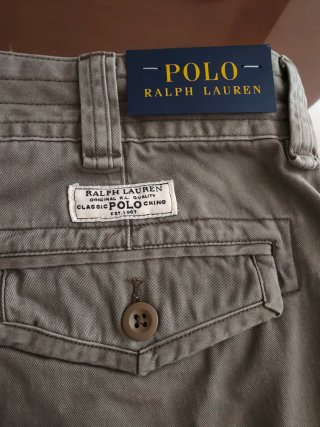 Polo Ralph Lauren Bermudas Talla 46 Verde Oliva