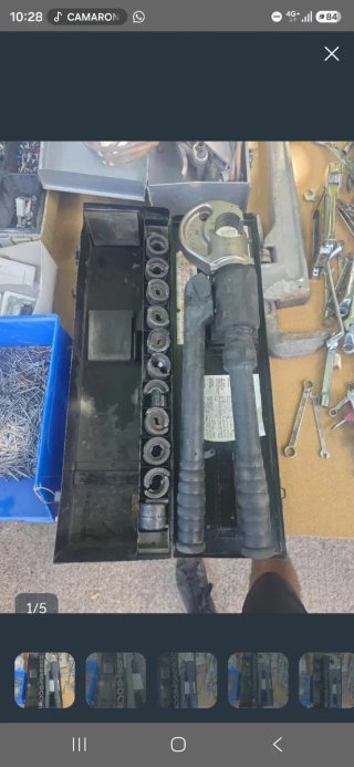 Prensadora Hidráulica con Accesorios