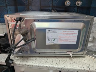 Microondas Orbegozo plateado