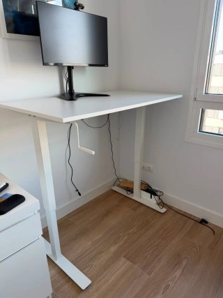 Escritorio de oficina - extensible blanco