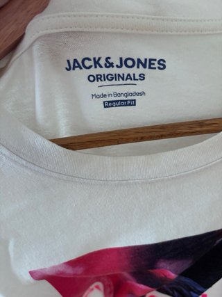 Camiseta Jack & Jones Hombre Blanca