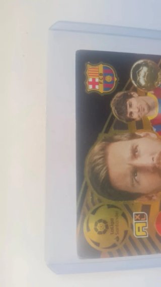 Cromo Messi Balón de Oro adrenalyn XL panini