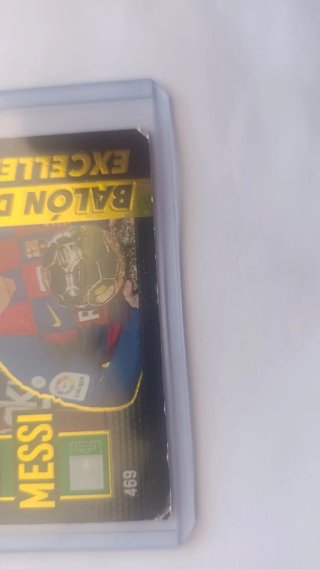 Cromo Messi Balón de Oro adrenalyn XL panini