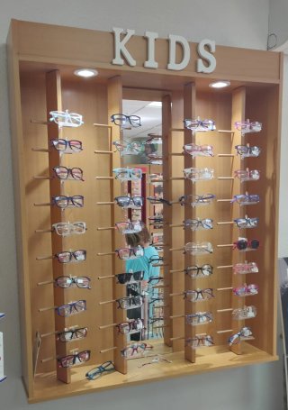 Expositor gafas pared