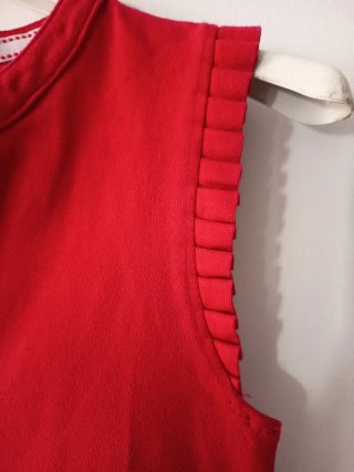 Polo niña Mayoral T.12 verano rojo