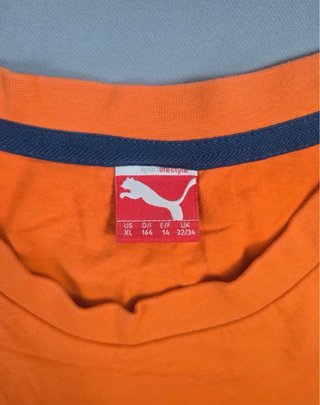 Puma Tank Top Naranja Big Logo Hombre S gym
