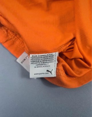 Puma Tank Top Naranja Big Logo Hombre S gym