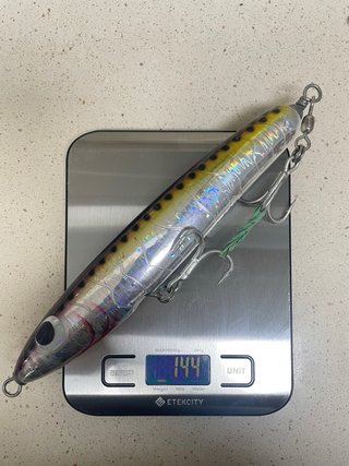 Señuelo de pesca para atún plateado