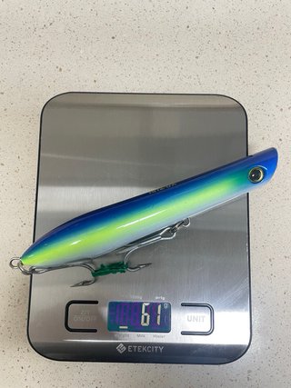 Señuelo de pesca para atún plateado