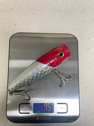 Señuelo de pesca para atún plateado
