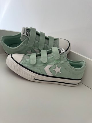 Zapatillas Converse verdes con velcro