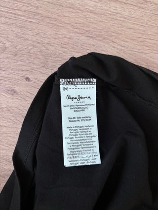 Camiseta Pepe Jeans Negra Hombre
