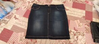 Minifalda vaquera azul talla 42