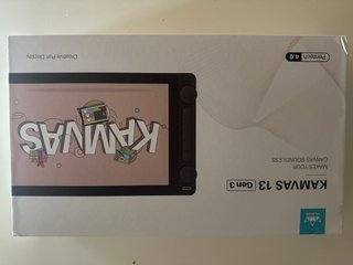 Huion Kamvas 13 (Gen 3) - Tableta Gráfica Nueva