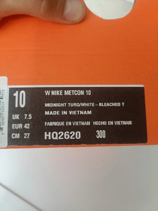 Nike Metcon 10 Talla 42 Verde/Turquesa