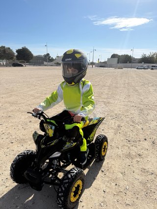 Mini Quad Gasolina Negro/Amarillo Off-Road