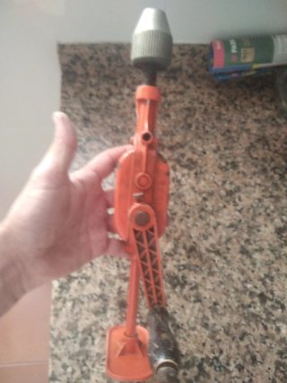 Taladro manual berbiquí vintage