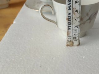 Servizio caffè porcellana rose