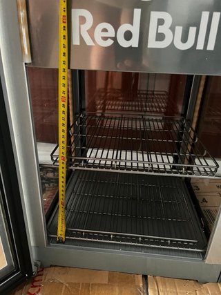 Mini frigorífico Red Bull de doble puerta